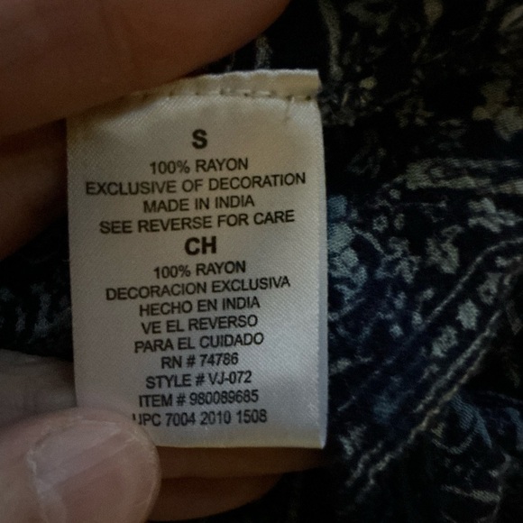 Bila boho ethnic cold shoulder blouse - Picture 3 of 11